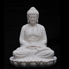 white stone custom made meditative buddha mold
